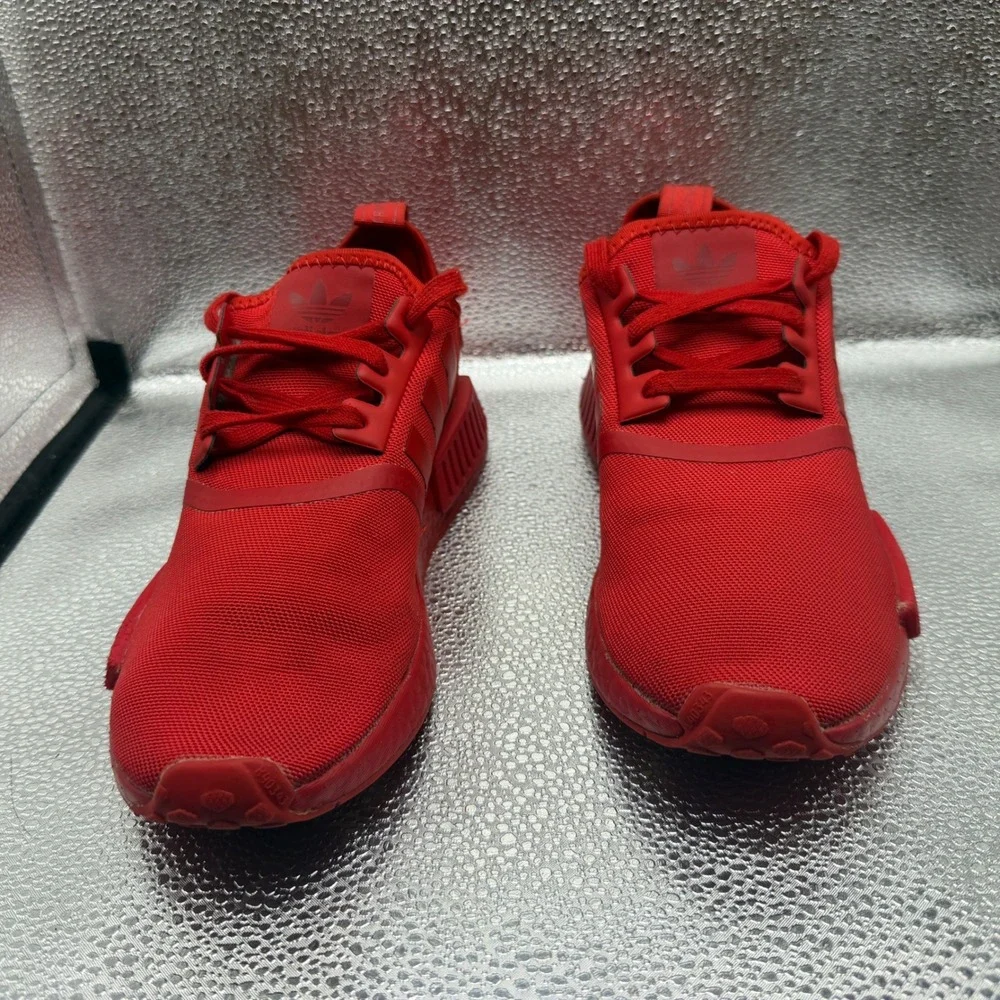 Size 8 Adidas NMD R1 Sneakers Mens Red Good Triple Red FV9017 Boost Runner